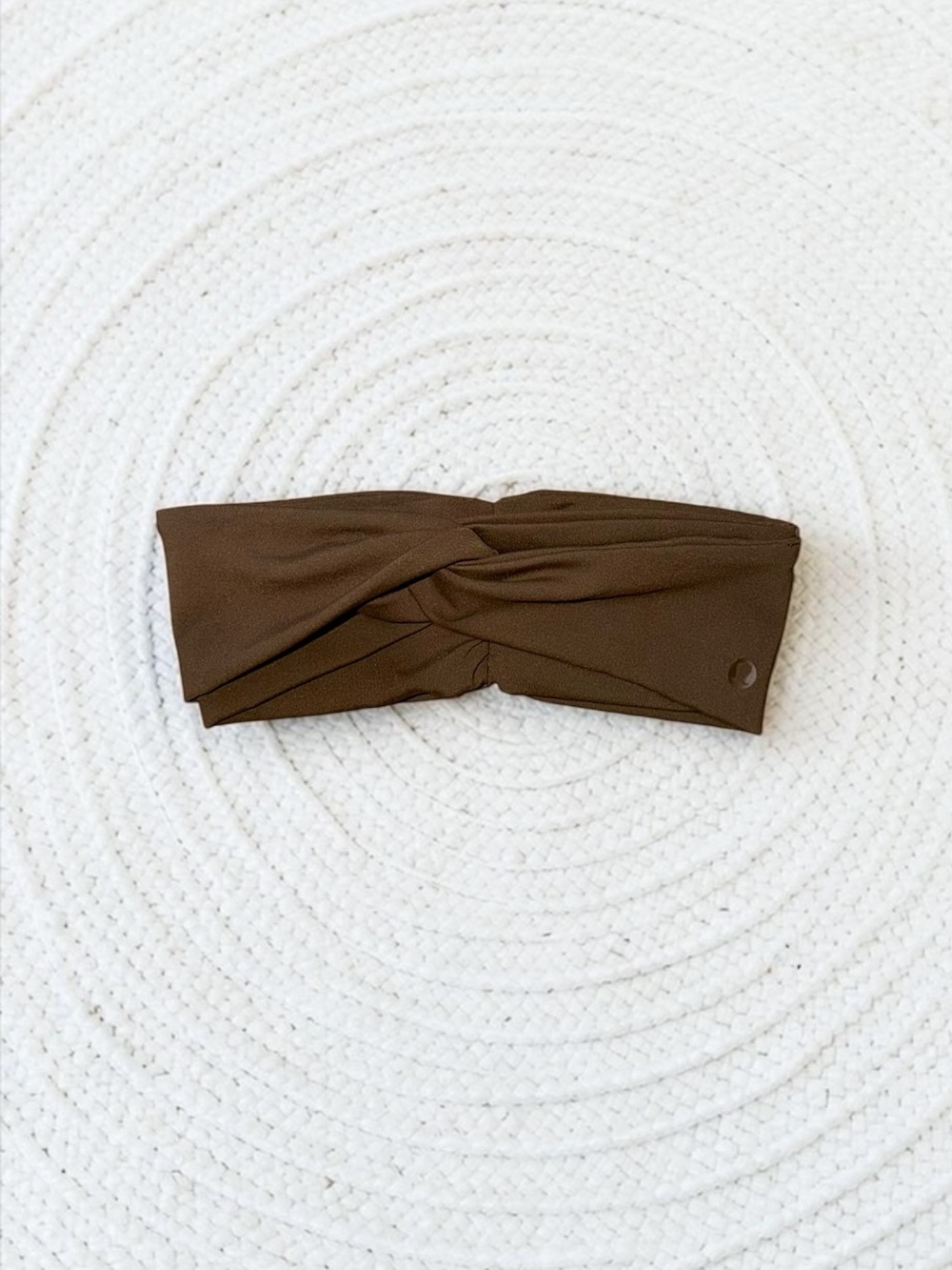 Lululemon NWOT Crossover Headband in Brown Walnut Crunch